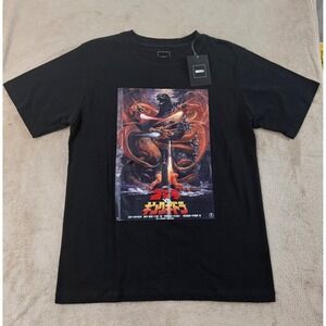 Godzilla vs King Ghidorah Graphic T-Shirt Mens M Black 2024 TOHO Japan NEW 1